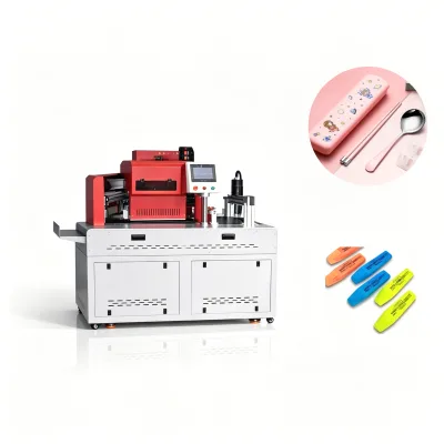 Plate-free, Multi-color, Single-pass Printer for Plastic and Metal Bottle Caps