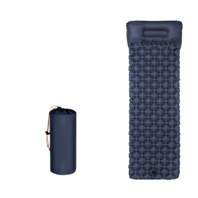 Automatic Inflatable Mattress Outdoor Camping Sleeping Pad with Foot Pump 40D Nylon TPU Material Single/Double Size