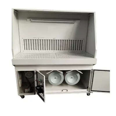 Heavy-Duty Downdraft Workbench with Suction for Grinding, Sanding, and Metal Polishing