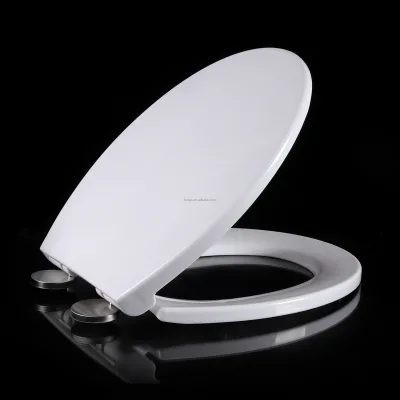 Manufacturer O Shape Toilet Lid Cover Set Poland Two Button Quick Release Easy Installation Non-Slip Soft Close PP Toilet Seat