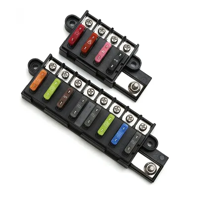 4 Way 8 Way Circuit Fuse Block 4P 8P Auto Fuse Box Holder Marine Fuse Panel