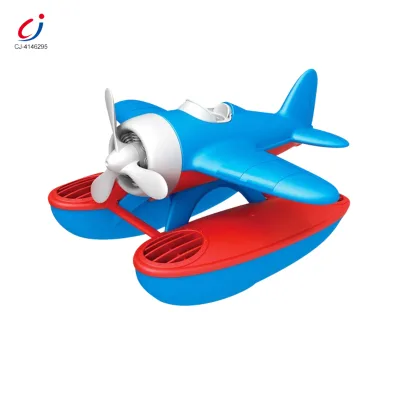 Chengji Toy Seaplane Factory Swimming Bathtub Toy Baby Water Propeller Kid Bath Pool Cartoon Water Seaplane for Kids