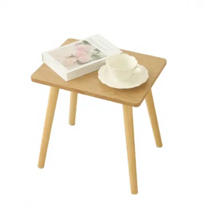 Small Solid Wood Modern Side Table & Nightstand for Bedroom Furniture Living Room Bedroom Office Small Spaces Easy Assembly