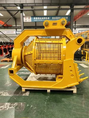HMB Rotating Screening Bucket 20-35t Excavator Custom Mesh Soil Aggregate Screening Waste Recycling CE Certified