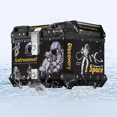 Waterproof Motorcycle Rear Box High Quality Aluminum Alloy Base Multi-Point Fixation No Rattle