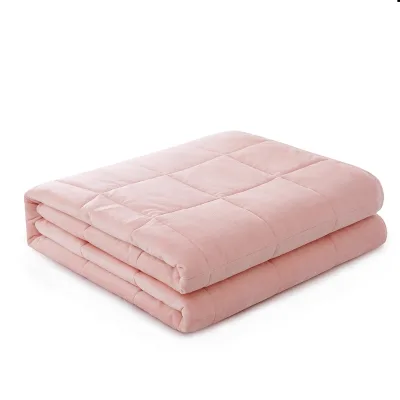 Hot Sale High Quality Cheap Quilted Weighted Blankets for Adults Portable Therapy Wearable Cooling