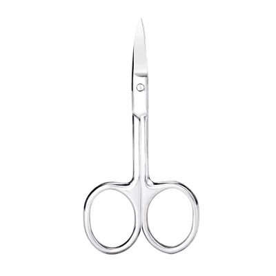 Fast Shipment Portable High Quality 3.5mm Thickness Eyebrow Beauty Curved Cuticle Manicure Nail Scissors