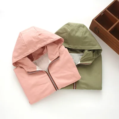 Wholesale Custom Autumn Casual Long Sleeve Bomber Jackets for Kids Imported From China Worsted Fabric