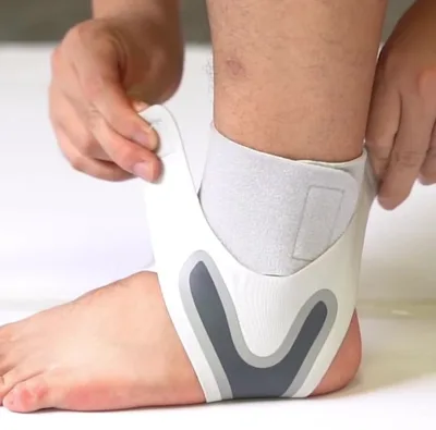 Customized Adjustments Breathable Sports Ankle Strap Sleeve Compression Protector for Men and Women Elastic Thin Ankle Support