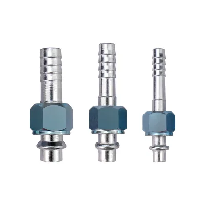 #6 #8 #10 Auto AC Fitting Aluminium Barb Straight O-Ring Female Thread 5/8"-18 3/4"-16 7/8"-14 Made in Mainland China
