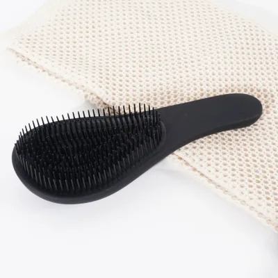 Finger Hairstyle Comb Pack Massage Scalp Anti Static Volume Curved Handle Comb for Detangling Curl Defining Brush Comb