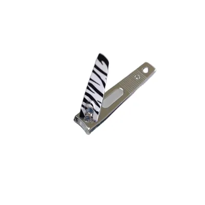 Professional Custom Design Best Funny Nail Clipper Cutters With Colorful Pattern Handle and Internal File