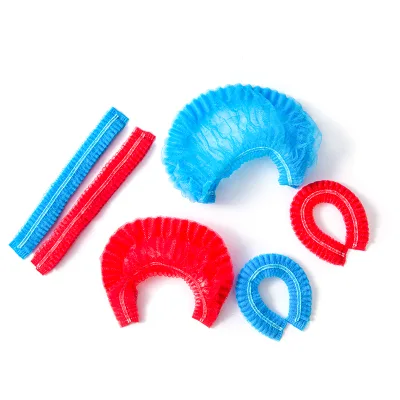 Disposable Dustproof Mob Caps Nonwoven Isolation Hair Nets with Durable Elastic PP Material