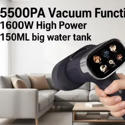 2026 HOT New Vacuum Suction Garment Steamer Customization 2200W Big Powerful Suction Steam Iron