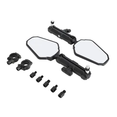 Motorcycle Side Mirrors 8/10MM Mirror Universal for Dirt Pit Bike Dual Sport Adventure