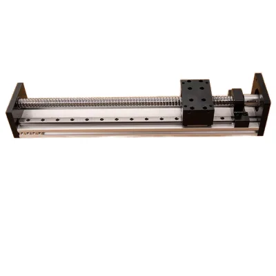 Durable Aluminum GX80 Ball Bearing Workbench Linear Guide Rail Thickened Cross Module Sliding Table Screw Rod High Linear Guides