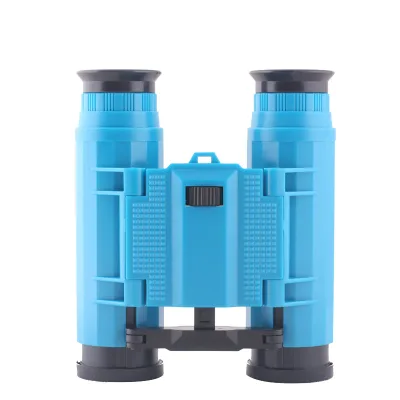 Bespoke Custom Printing Children Plastic Promotional 4X28 Cheap Toy Binoculars with Nech String