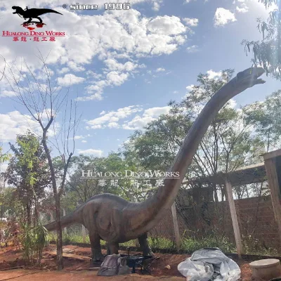 Resin Life Size Statues Outdoor Real Size Silicone Rubber Dinosaur