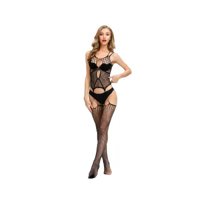 Hotsale Breathable Sexy Body Stocking With Black Colour for Ladies