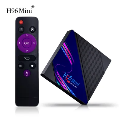 Hot Selling Tv Box Android 10.0 H96 MINI V8 2gb 16gb RK3228A Quad Core Smart TV Box OEM ODM Box Support