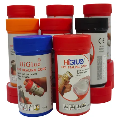 WRAS APPROVED PIPE SEALING CORD 160M Threaded Pipe and Fitting Cord Sealant White Coloured Coated Cord for Potable Water