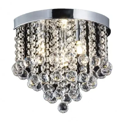Modern Luxury Crystal Chandelier LED Ceiling Lamp with Crystal Ball Recessed for Living Room Dining Hotel for Living Room