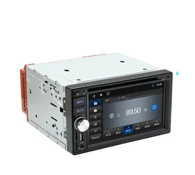 2Din 6.2" Universal Car MP5 Multimedia Player Disc CD DVD Auto Stereo Wired CarPlay Android Auto FM Radio USB Charger TF SD Card