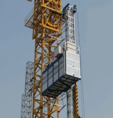 China Construction Building Hoist Supplier Rack and Pinion Lift for Passenger and Material