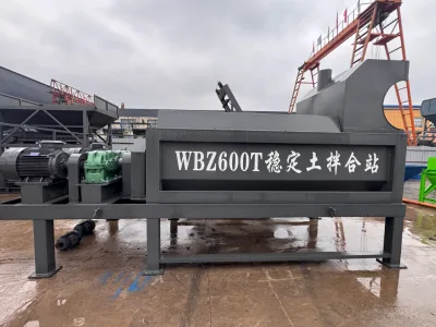 High Efficiency Stabilized Soil Batching Plant With Automatic Control System