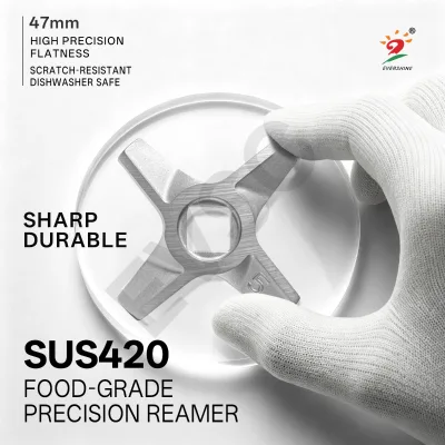 Meat Grinder Blade #5 SU420 Material Mincer Knife Compatible with ZELMER Meat Grinder Models