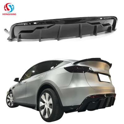Rear Bumper Diffuser for Tesla Model Y 2017-2023 Factory Direct Wholesale High Quality ABS Body Kit Manufacturer