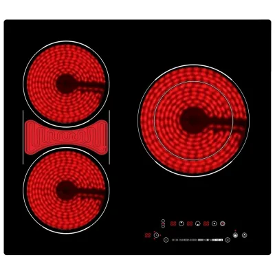 Good Seller Dual Overheating Cooktop Kitchen Stove Electric Induction Cookers Hob 3400W Countertop