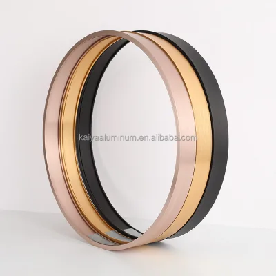 Hot Selling Mirror Frame Elegant Designs for Photos and Artwork Decorative Metal Aluminum Other Frame Barber Mirror Frame