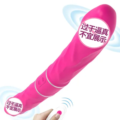 Wholesale Remote Control Vibrating Double Big Size Vibrator Dildos Adult Lesbian Sex Toys Dildos for Women Huge Realistic