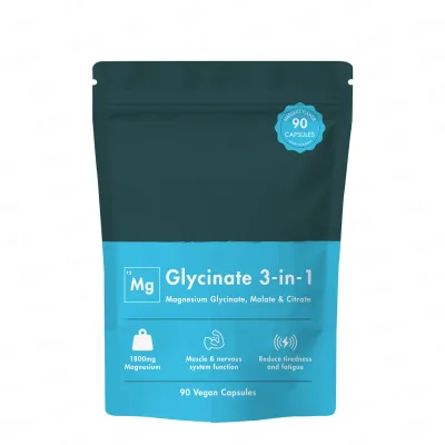 OEM Immune Support Multi-Supplement Magnesium Supplement Glycinate 3-in-1 Capsules for Adults