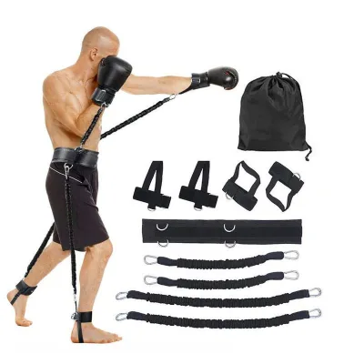 Sense of Force Latex Resistance Rope Boxing Agility Trainer for Jump Strength Basketball Jumping and Explosive Power