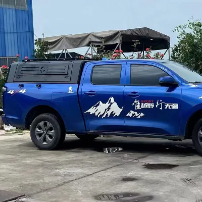 Universal Truck Aluminum Alloy HardTop Waterproof Sports Style Pickup Bed Canopy with No Drill Installation for GreatWall PAO
