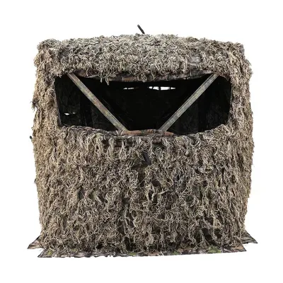 Hot Sell High Capacity Outdoor Waterproof Portable Double Ground Camouflage Pop up Camo Hunting Tents