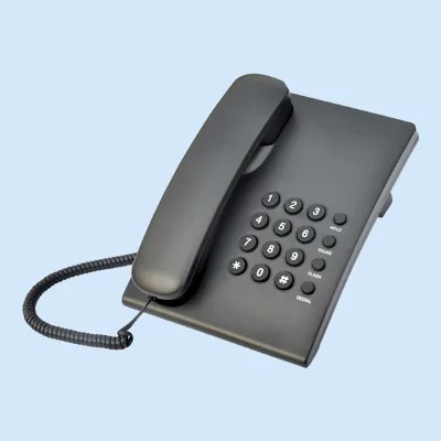 Redial the Last Dialed Number Pause Flash Mute Function Landline Wired Basic Phone