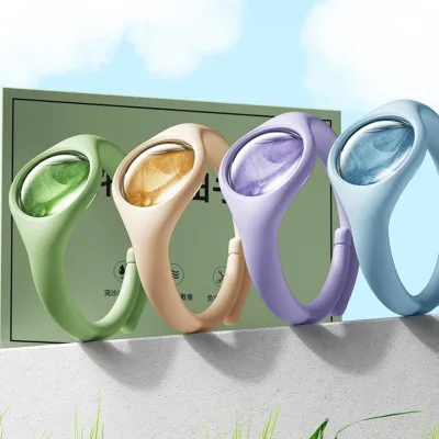 Mosquito Repellent Bracelet Children's Flash Cartoon Silicone Natural Plant Serum Oil Waterproof Infant Anti-Mosquito Bracelet