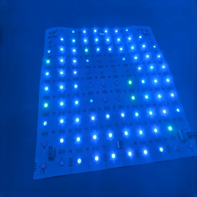 Customizable Paper-Thin Cuttable SMD5050/2835 12V/24V Addressable&Dimmable Flexible Panel with Backlight for Stone Applications.