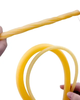 Medical Tourniquet Pressure Band, Laboratory Connecting Latex Hose, Yellow Latex Elastic Tube, Rubber Elastic Cord