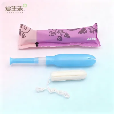 Eisungrain Cotton Menstrual Tampons Smooth Plastic Applicator Max Absorbency Leak-Proof Feminine Care Tampons for Night Use 16