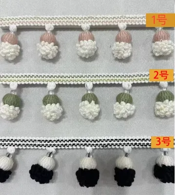 New Curtains Lace Wooden Beads Modern and Simple Home Decoration