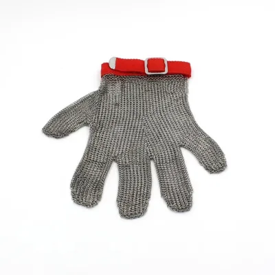 High Quality Three-Finger/Five-Finger Full Steel Gloves Household Steel Wire Fabric Cutting Hand Sewing Machine Accessory