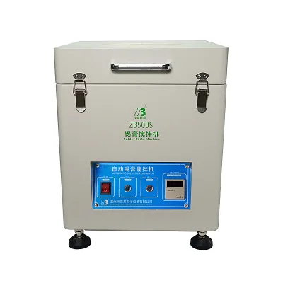Automatic Solder Paste Mixer 500g-1000g ZB500S for Repair PCB Re-flowing Soldering with LED Digital Display Welding Equipment