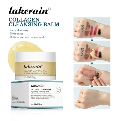 Lakerain High-quality Gentle Refreshing and Fast Makeup Remover Facial and Lip Moisturizing Makeup Remover Cream