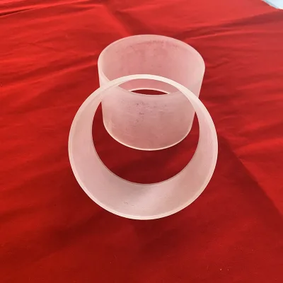 Two Ends Open Quartz Tubing Fused Silica Quartz Glass Tube Laboratory Instruments Quartz Glass Frosted Pipe