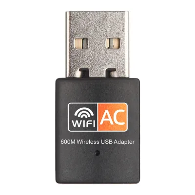 High Quality Wireless USB WiFi Adapter 600Mbps Dual Band 2.4/5.8GHz Built-in Antenna RTL8811CU Chipset