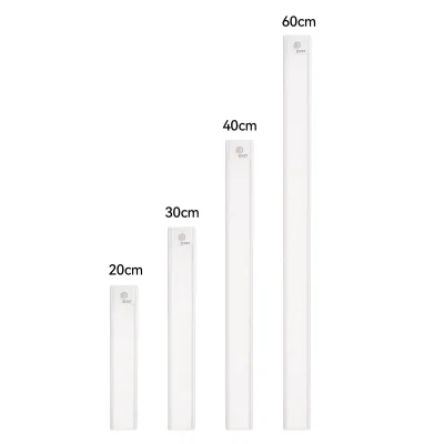Magnetic Sticky Anywhere PIR Motion sensor and Light Sensing Nightlights 40cm 32led USB Charging Under Cabinet LED Night Light